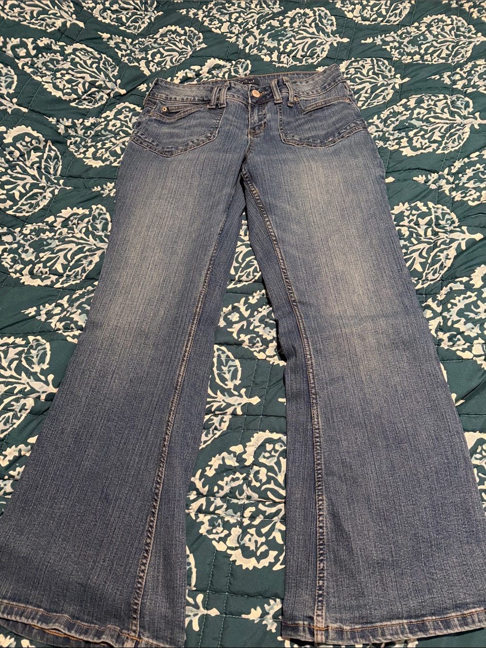 Aeropostle Women’s low rise Blue Flared Jeans